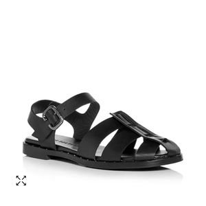Freda Salvador Sera Fisherman Sandal in Black, Size 7.5